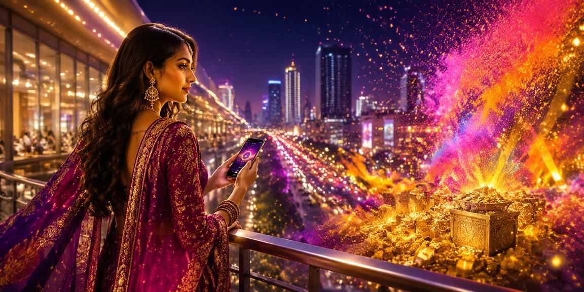 User using UPI payment through mobile device